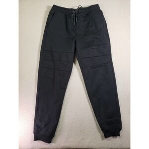 Sunrise Kingdom Pants Men Large Black Fleece Lined Jogger Sweatpants‎ Drawstring